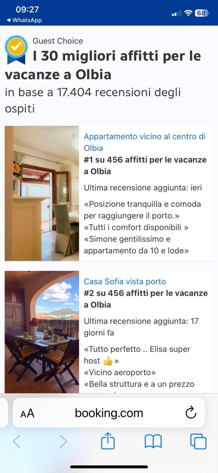 Casa Sofia vista porto Olbia Exterior foto
